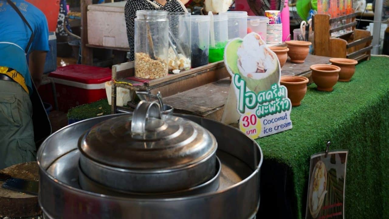 Thai ice cream store