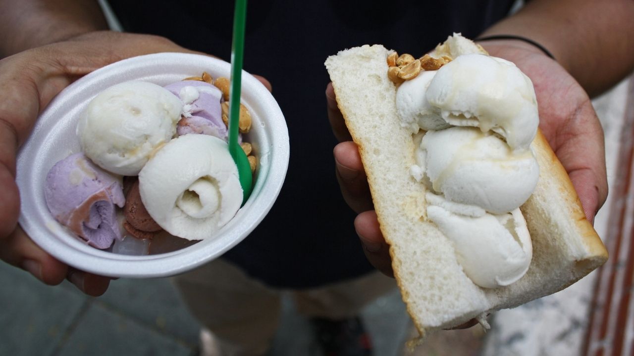 Thai coconut ice cream