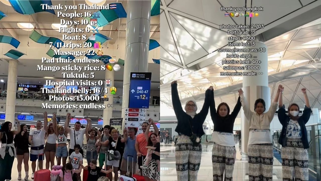 Foreigners join video trend thank you thailand
