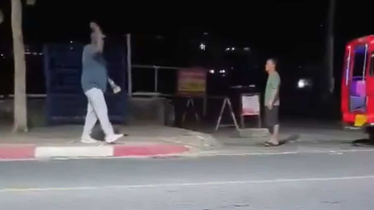 Foreign man accused of damaging phone of transwoman