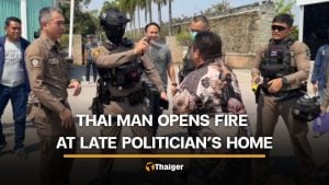 Thai man arrested for firing shots at renowned late politician’s home | Thaiger