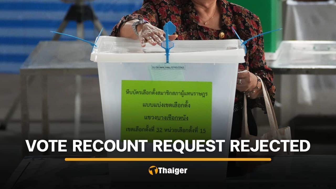 ECT rejects Chon Buri vote recount request, cites lack of corruption evidence | Thaiger