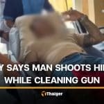 Pattaya man allegedly shoots himself in face while cleaning gun | Thaiger