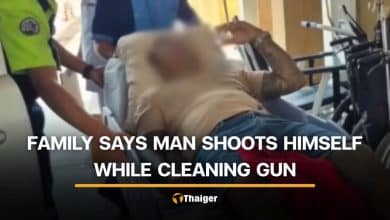 Pattaya man allegedly shoots himself in face while cleaning gun | Thaiger