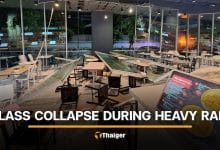 Shoppers injured in glass partition collapse at Nonthaburi mall | Thaiger