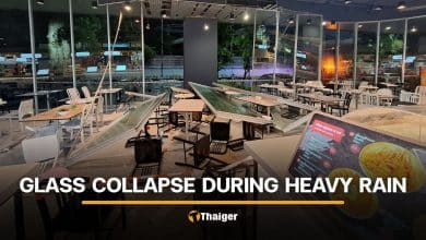Shoppers injured in glass partition collapse at Nonthaburi mall | Thaiger