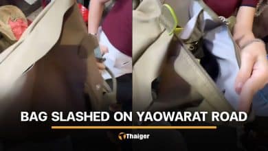 Thai woman warns others over bag slashing in Bangkok Chinatown | Thaiger