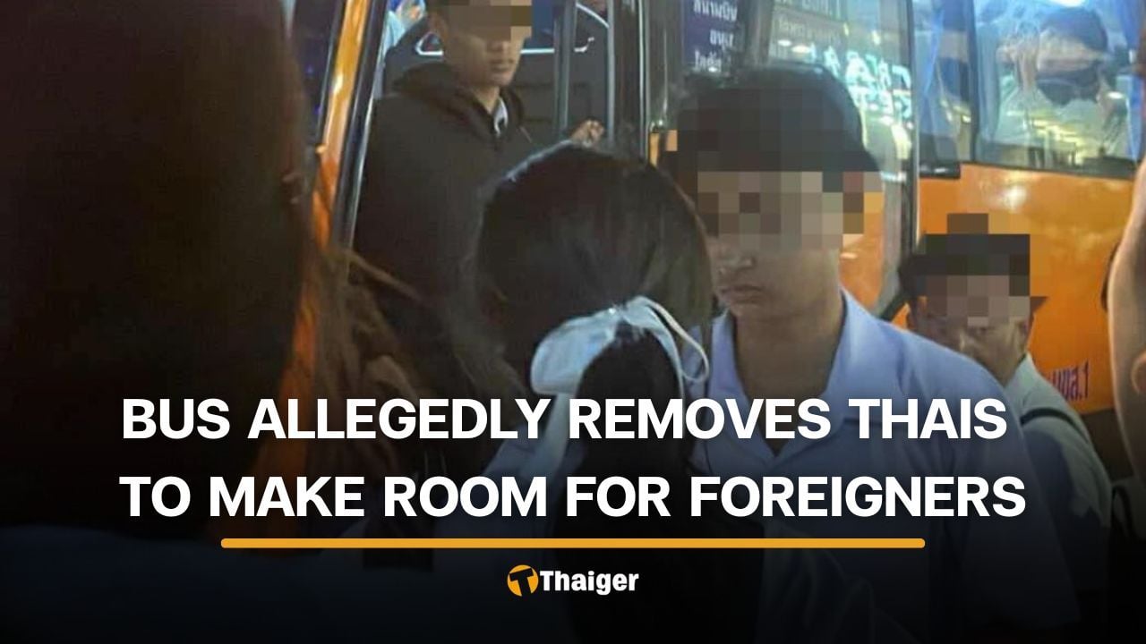 Phuket airport bus denies forcing Thai students off for foreigners | Thaiger