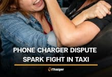 Phone charger dispute sparks fight between taxi driver and passenger | Thaiger