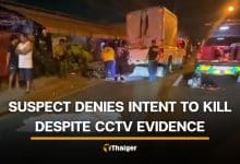 Thai driver admits ramming his ex and her boyfriend but denies intent to kill | Thaiger