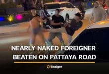 Nearly naked foreigner assaulted after Pattaya road rampage | Thaiger