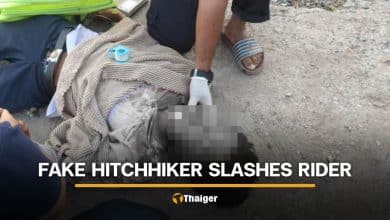 Thief slashes vocational student’s neck and steals motorcycle in Chon Buri | Thaiger