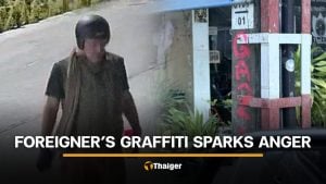 ‘Mr Spray’ wanted for defacing Koh Pha Ngan with political graffiti | Thaiger