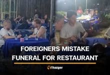 Thai family welcomes foreigners who mistake funeral feast for restaurant | Thaiger