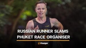 Russian runner protests Phuket race organiser, throws medal away | Thaiger