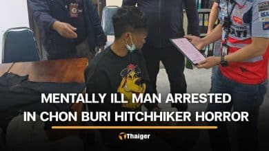 Thai suspect arrested after neck slashing and motorcycle theft in Chon Buri | Thaiger