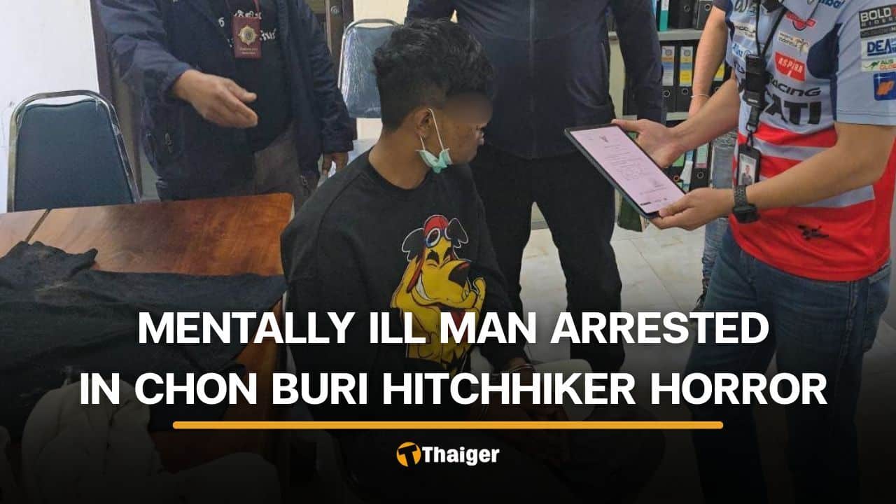 Thai suspect arrested after neck slashing and motorcycle theft in Chon Buri | Thaiger