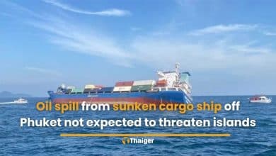 Oil spill from sunken cargo ship off Phuket not expected to threaten islands | Thaiger