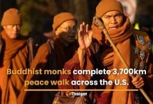 Buddhist monks complete 3,700km peace walk across the U.S. | Thaiger