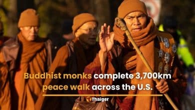 Buddhist monks complete 3,700km peace walk across the U.S. | Thaiger