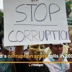 Thailand’s corruption score falls in 2025 index | Thaiger
