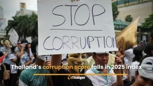 Thailand’s corruption score falls in 2025 index | Thaiger