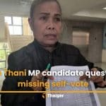 Udon Thani MP candidate questions missing vote after casting ballot for herself | Thaiger