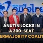 Thailand News | Anutin locks in a 300-seat supermajority coalition, Thai police and Meta remove 52,000 Facebook pages tied to scams and illegal services | Thaiger