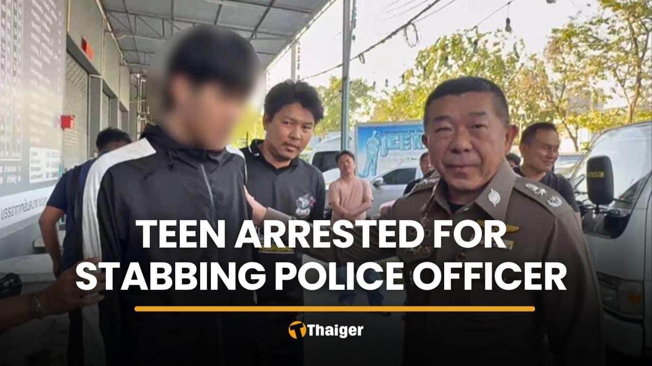 Teen arrested for fatal stabbing of police officer in Samut Prakan | Thaiger