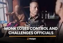 Udon Thani monk loses control, challenges officials at forest temple | Thaiger