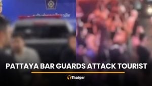 Pattaya bar guards caught on video assaulting tourist | Thaiger
