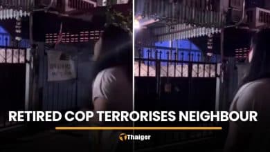 Ex-cop neighbour allegedly pulls gun over footsteps and coughing | Thaiger