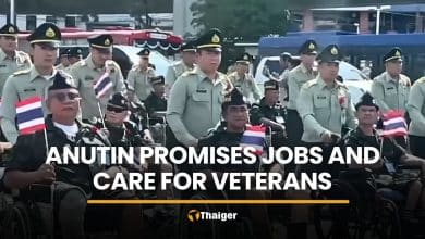 Anutin honours fallen troops, promises jobs and care for veterans | Thaiger