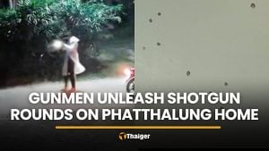 Gunmen unleash over 20 shotgun rounds on Phatthalung home | Thaiger