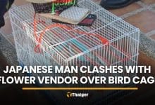 Japanese man clashes with vendor over birdcage in Udon Thani | Thaiger