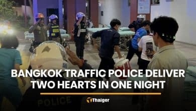 Bangkok traffic police deliver two hearts in one night for transplant | Thaiger