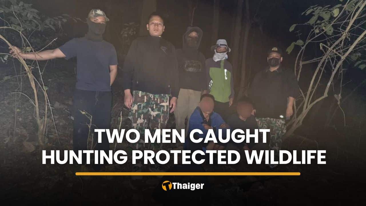 Two men caught hunting protected wildlife in Salawin National Park | Thaiger