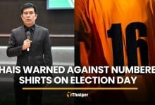 Thais warned against wearing numbered shirts on election day | Thaiger