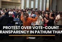 Protest erupts in Pathum Thani over vote-count transparency | Thaiger