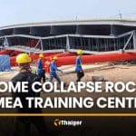 Massive dome collapses at MEA training centre in Samut Prakan | Thaiger