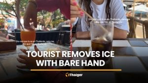 Tourist criticised for removing ice from drink by hand in Thailand | Thaiger