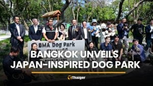 Bangkok unveils Japan-inspired dog park in Lumpini | Thaiger