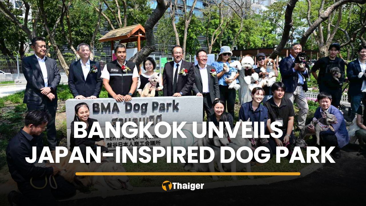 Bangkok unveils Japan-inspired dog park in Lumpini | Thaiger