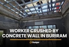 Worker killed in Buriram after concrete wall collapses mid-renovation | Thaiger