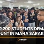 Over 200 students call for election recount in Maha Sarakham | Thaiger