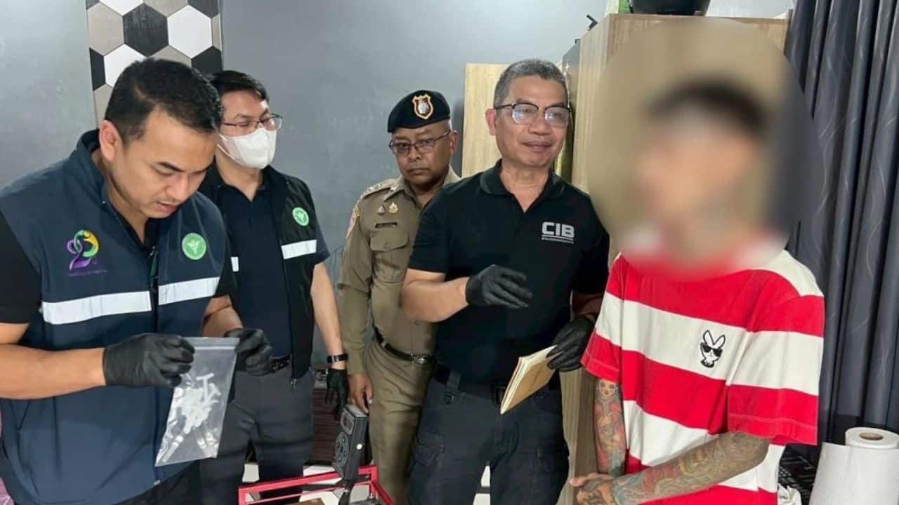 Police arrest a man in Si Racha, Chon Buri, for running an illegal penile enhancement clinic from his home