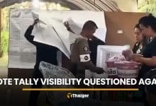 Overlapping score sheets seen again in Trang vote count footage | Thaiger