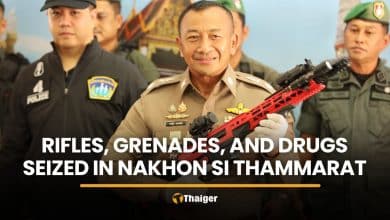 Police seize M16 rifles and grenades in Nakhon Si Thammarat raid | Thaiger