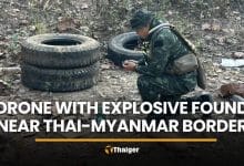 Drone carrying explosive crashes near Thai-Myanmar border