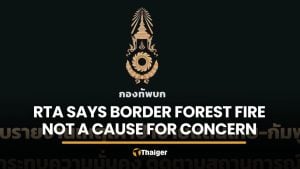 Army monitors Cambodian-side forest fire, says security unaffected | Thaiger